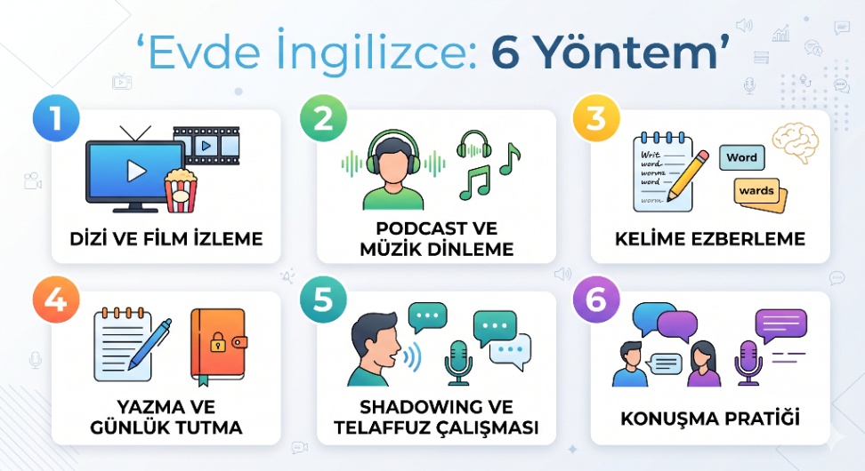 evde ingilizce öğrenme
